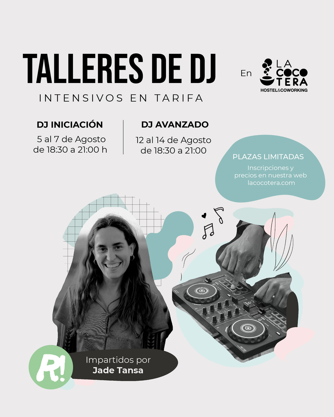 Talleres de DJ intensivos en Tarifa · La Cocotera