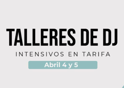 Taller de DJ con Jade Tansa