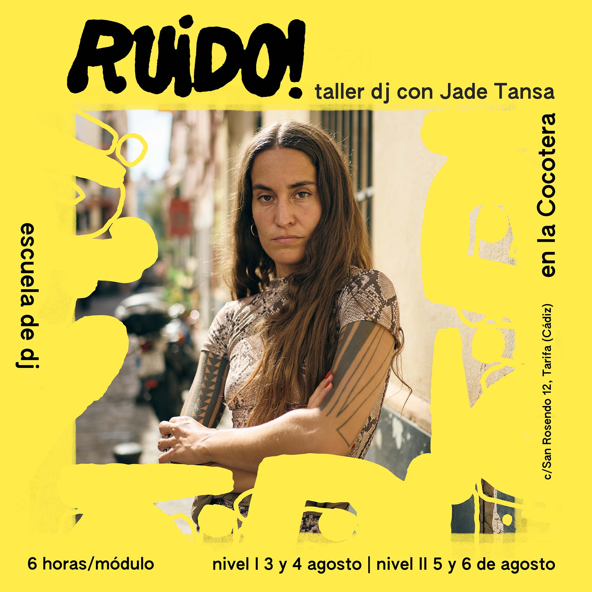 Taller de DJ en Tarifa con Jade Tansa. La Cocotera.
